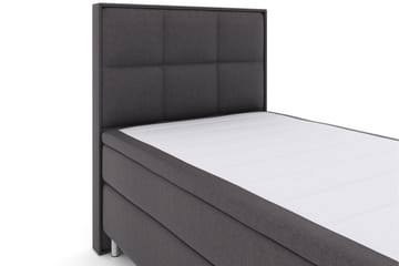 Select No 5 Komplett Sengepakke 120x200 Fast Watergel - Mørkegrå/Metallben - Møbler - Senger - Enkeltsenger