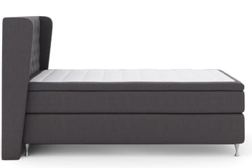 Select No 5 Komplett Sengepakke 120x200 Fast Watergel - Mørkegrå/Sølvben - Møbler - Senger - Enkeltsenger