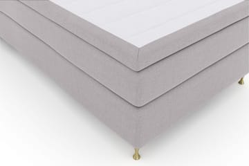 Select No 5 Komplett Sengepakke 120x200 Medium Watergel - Lysegrå/Gullben - Møbler - Senger - Enkeltsenger