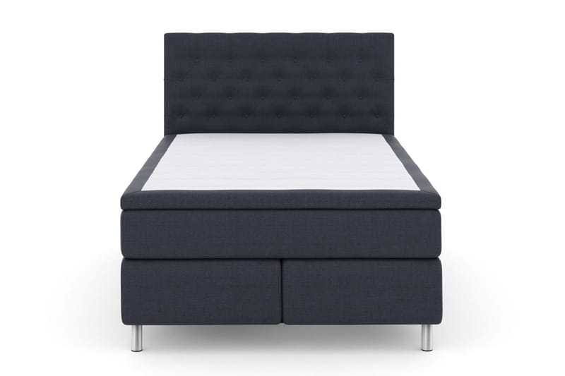 Select No 5 Komplett Sengepakke 140x200 Fast Lateks - Blå/Metallben - Møbler - Senger - Kontinentalsenger