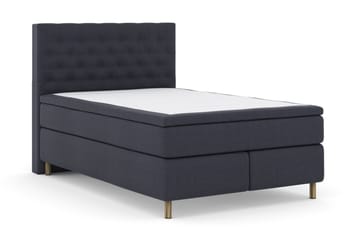 Select No 5 Komplett Sengepakke 140x200 Fast/Medium Lateks - Blå/Metallben - Møbler - Senger - Kontinentalsenger