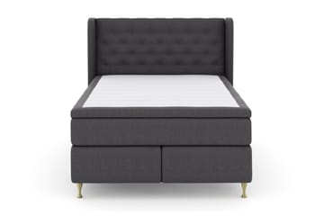 Sengegavl med Sider 140 cm - Mørkegrå