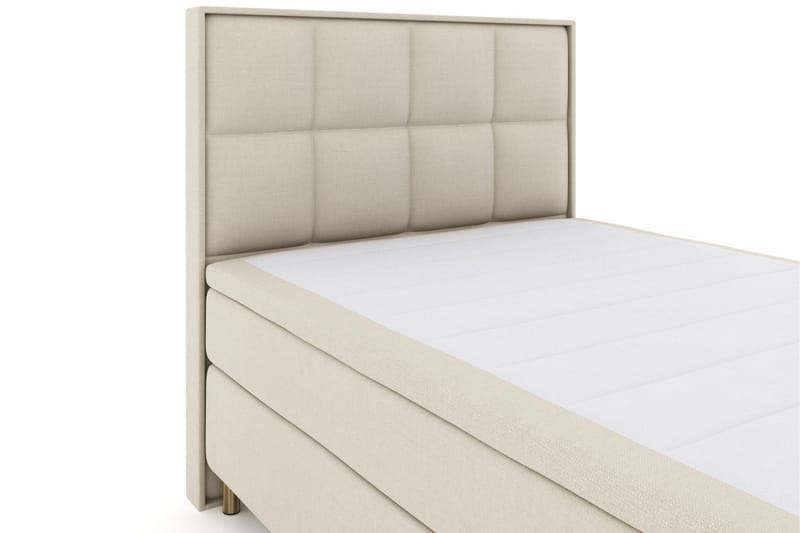 Select No 5 Komplett Sengepakke 140x200 Fast/Medium Watergel - Beige/Kobberben - Møbler - Senger - Kontinentalsenger