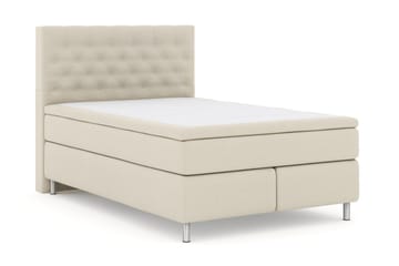 Select No 5 Komplett Sengepakke 140x200 Fast/Medium Watergel - Beige/Metallben - Møbler - Senger - Kontinentalsenger