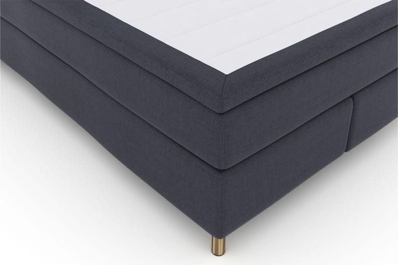 Select No 5 Komplett Sengepakke 140x200 Medium Lateks - Blå/Kobberben - Møbler - Senger - Kontinentalsenger