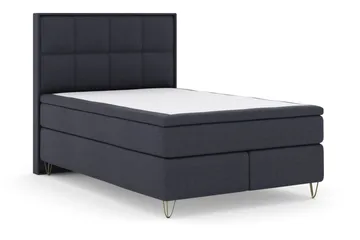 Select No 5 Komplett Sengepakke 140x200 Medium Watergel - Blå/V-formede Metallben - Møbler - Senger - Kontinentalsenger