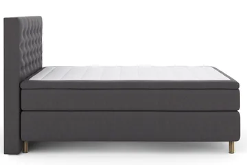 Select No 5 Komplett Sengepakke 140x200 Medium Watergel - Mørkegrå/Kobberben - Møbler - Senger - Kontinentalsenger