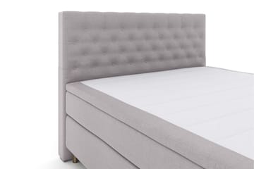 Select No 5 Komplett Sengepakke 160x200 Medium Watergel - Lysegrå/Kobberben - Møbler - Senger - Kontinentalsenger