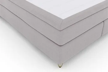Select No 5 Komplett Sengepakke 160x200 Medium Watergel - Lysegrå/V-formede Metallben - Møbler - Senger - Kontinentalsenger
