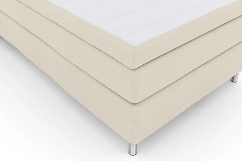 Select No 5 Kontinentalseng 120x200 Medium Lateks - Beige/Metallben - Møbler - Senger - Enkeltsenger