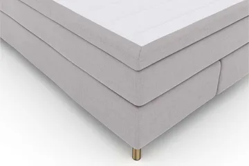 Select No 5 Kontinentalseng 140x200 Fast/Medium Lateks - Lysegrå/Kobberben - Møbler - Senger - Kontinentalsenger