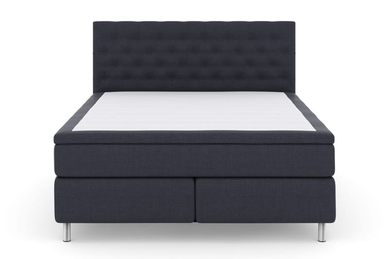 Select No 5 Kontinentalseng 180x200 Medium Watergel, Blå/Metallben