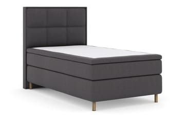 Select No 6 Komplett Sengepakke 120x200 Medium Memory/Pocket - Mørkegrå/Kobberben - Møbler - Senger - Enkeltsenger