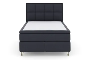 Select No 6 Komplett Sengepakke 140x200 Fast/Medium Watergel - Blå/V-formede Metallben - Møbler - Senger - Kontinentalsenger