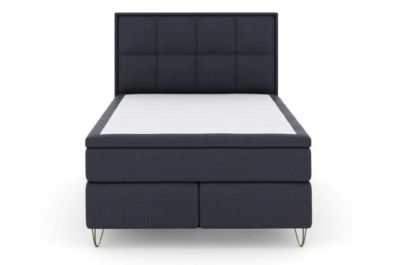Select No 6 Komplett Sengepakke 140x200 Fast/Medium Watergel - Blå/V-formede Metallben - Møbler - Senger - Kontinentalsenger