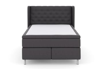Select No 6 Komplett Sengepakke 140x200 Fast/Medium Watergel - Mørkegrå/Metallben - Møbler - Senger - Kontinentalsenger