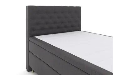 Select No 6 Komplett Sengepakke 140x200 F/M Lateks/Memory - Mørkegrå/Gullben - Møbler - Senger - Kontinentalsenger