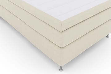 Select No 6 Komplett Sengepakke 140x200 F/M Memory/Pocket - Beige/Sølvben - Møbler - Senger - Kontinentalsenger