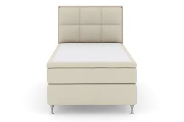 Select No 6 Komplett Sengepakke 140x200 F/M Memory/Pocket - Beige/Sølvben - Møbler - Senger - Kontinentalsenger