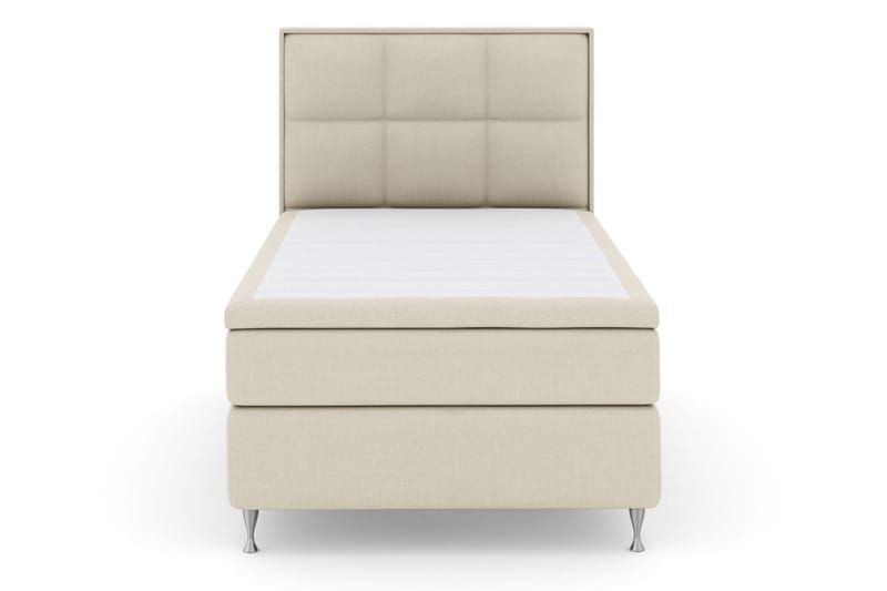 Select No 6 Komplett Sengepakke 140x200 F/M Memory/Pocket - Beige/Sølvben - Møbler - Senger - Kontinentalsenger