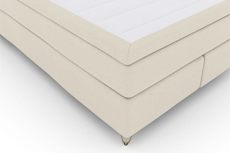 Select No 6 Komplett Sengepakke 140x200 F/M Memory/Pocket - Beige/V-formede Metallben - Møbler - Senger - Kontinentalsenger