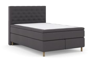 Select No 6 Komplett Sengepakke 140x200 F/M Memory/Pocket - Mørkegrå/Kobberben - Møbler - Senger - Kontinentalsenger