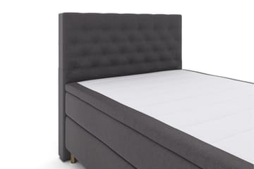 Select No 6 Komplett Sengepakke 140x200 F/M Memory/Pocket - Mørkegrå/Kobberben - Møbler - Senger - Kontinentalsenger
