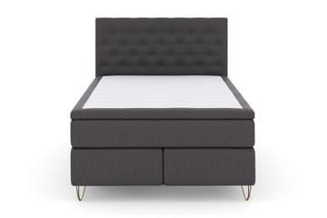 Dypstiftet Sengegavl 140 cm - Mørkegrå