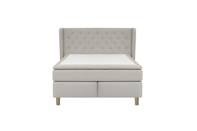 Select No 6 Komplett Sengepakke 140x200 Medium Memory/Pocket, Beige/Kobberben