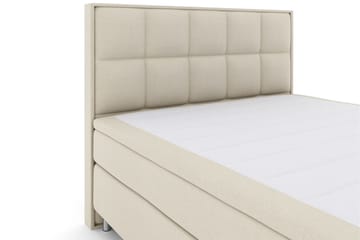Select No 6 Komplett Sengepakke 180x200 Medium Watergel - Beige/Metallben - Møbler - Senger - Kontinentalsenger