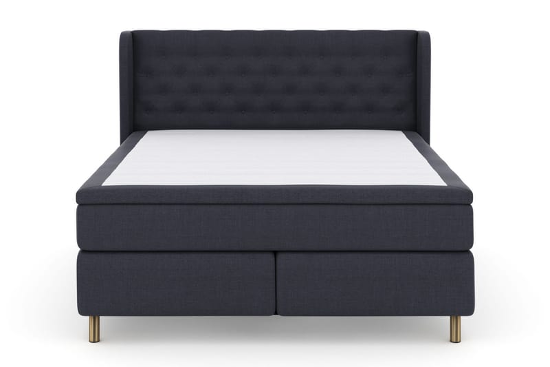 Select No 6 Komplett Sengepakke 210x210 Medium Lateks/Memory, Blå/Kobberben