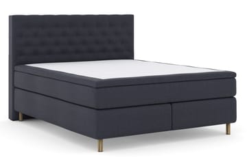 Select No 6 Komplett Sengepakke 210x210 Medium Watergel - Blå/Kobberben - Møbler - Senger - Kontinentalsenger