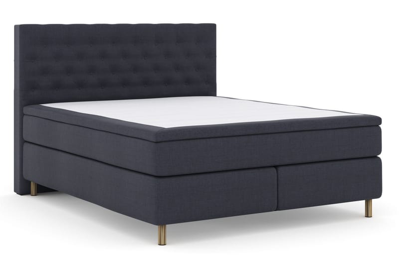 Select No 6 Komplett Sengepakke 210x210 Medium Watergel - Blå/Kobberben - Møbler - Senger - Kontinentalsenger