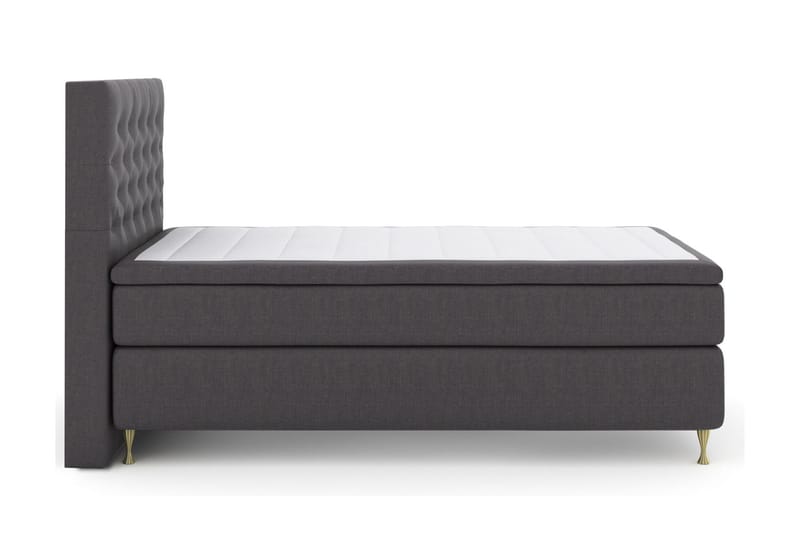 Select No 6 Kontinentalseng 120x200 Fast Lateks/Memory - Mørkegrå - Møbler - Senger - Kontinentalsenger