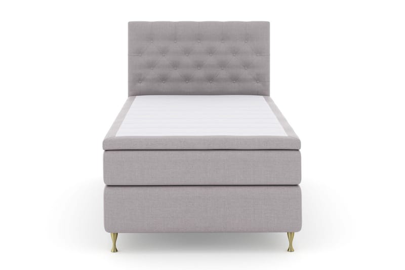 Select No 6 Kontinentalseng 120x200 Fast Watergel, Lysegrå