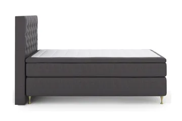 Select No 6 Kontinentalseng 120x200 Fast Watergel - Mørkegrå - Møbler - Senger - Kontinentalsenger