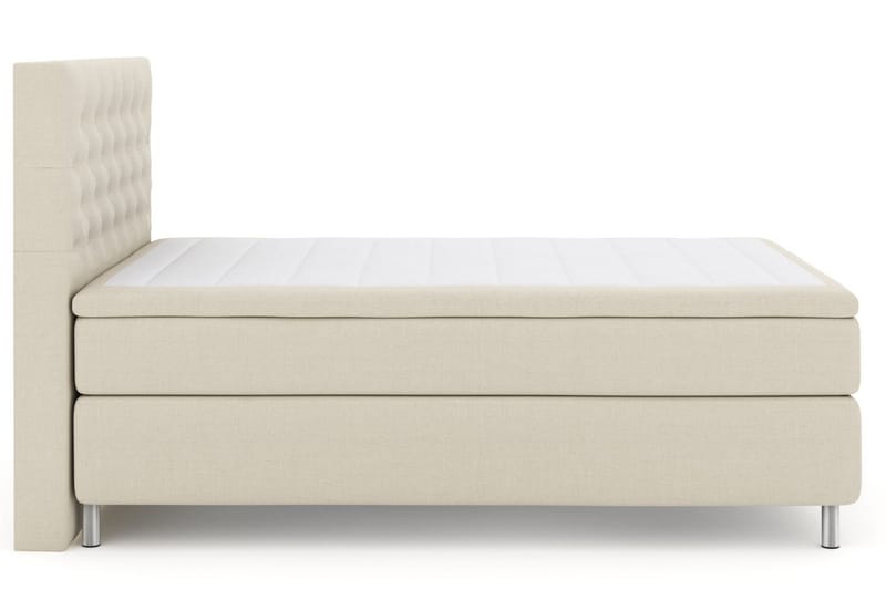 Select No 6 Kontinentalseng 140x200 Fast Watergel - Beige/Metallben - Møbler - Senger - Kontinentalsenger
