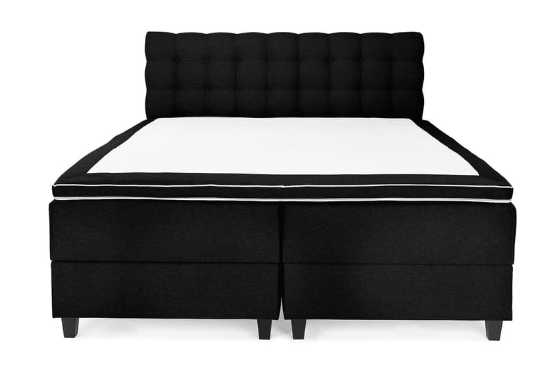 Seng med Oppbevaring Boxford 160x200 - Svart - Møbler - Senger - Kontinentalsenger