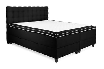 Seng med Oppbevaring Boxford 160x200 - Svart - Møbler - Senger - Kontinentalsenger