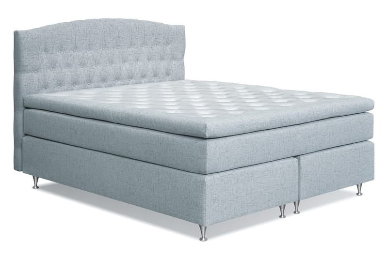 Sengepakke Abelie 180x200 Medium - Lysblå - Møbler - Senger - Kontinentalsenger
