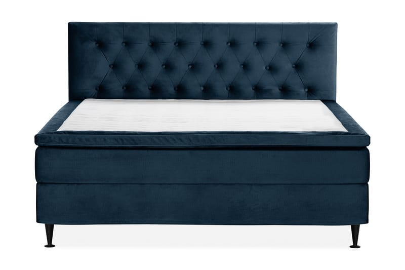 Sengepakke Chilla Pluss Kontinentalseng 180x200 cm - Mørkeblå - Kontinentalsenger - Dobbeltsenger - Komplett sengepakke