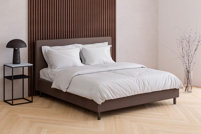 Sengepakke Flowella Kontinentalseng - 160x200 Beige (+Flere valg) - Møbler - Senger - Enkeltsenger