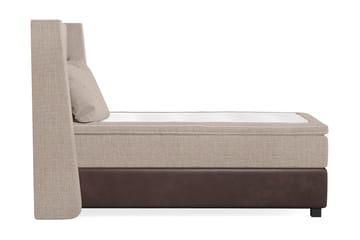 Sengepakke Havanna 105x200 med To Beige Puter - (+Flere valg) Beige/Brun - Møbler - Senger - Kontinentalsenger