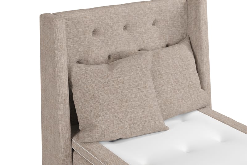 Sengepakke Havanna 105x200 med To Beige Puter - (+Flere valg) Beige/Brun - Møbler - Senger - Kontinentalsenger