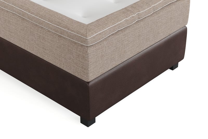 Sengepakke Havanna 105x200 med To Beige Puter - (+Flere valg) Beige/Brun - Møbler - Senger - Kontinentalsenger
