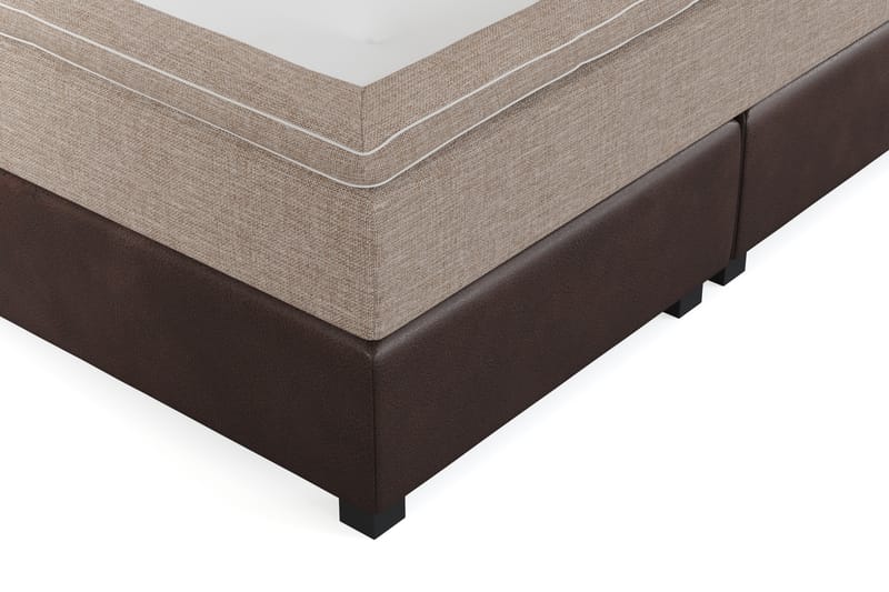 Sengepakke Havanna 160x200 med Tre Beige Puter - (+Flere valg) Beige/Brun - Møbler - Senger - Kontinentalsenger
