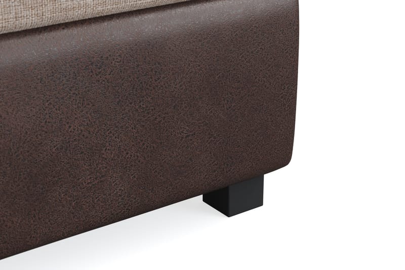 Sengepakke Havanna 210x210 med To Brune To Beige Puter - (+Flere valg) Beige/Brun - Møbler - Senger - Kontinentalsenger