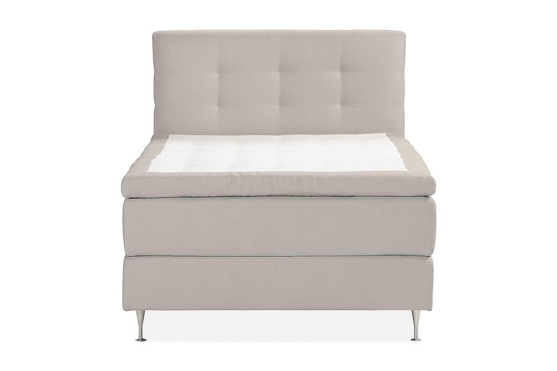 Sengepakke Kakichi Boucle 120x200 Knappet gavl - Grå - Møbler - Senger - Kontinentalsenger