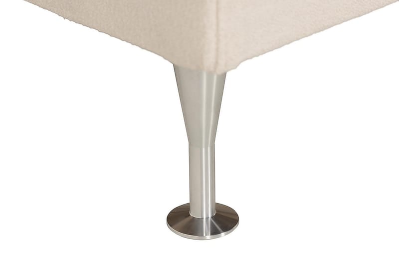 Sengepakke Kakichi Boucle 120x200 Knappet gavl - Lysebeige - Møbler - Senger - Kontinentalsenger