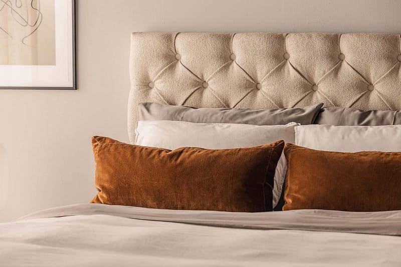 Sengepakke Kontinentalseng Kakichi 140x200 cm - Beige - Møbler - Senger - Kontinentalsenger